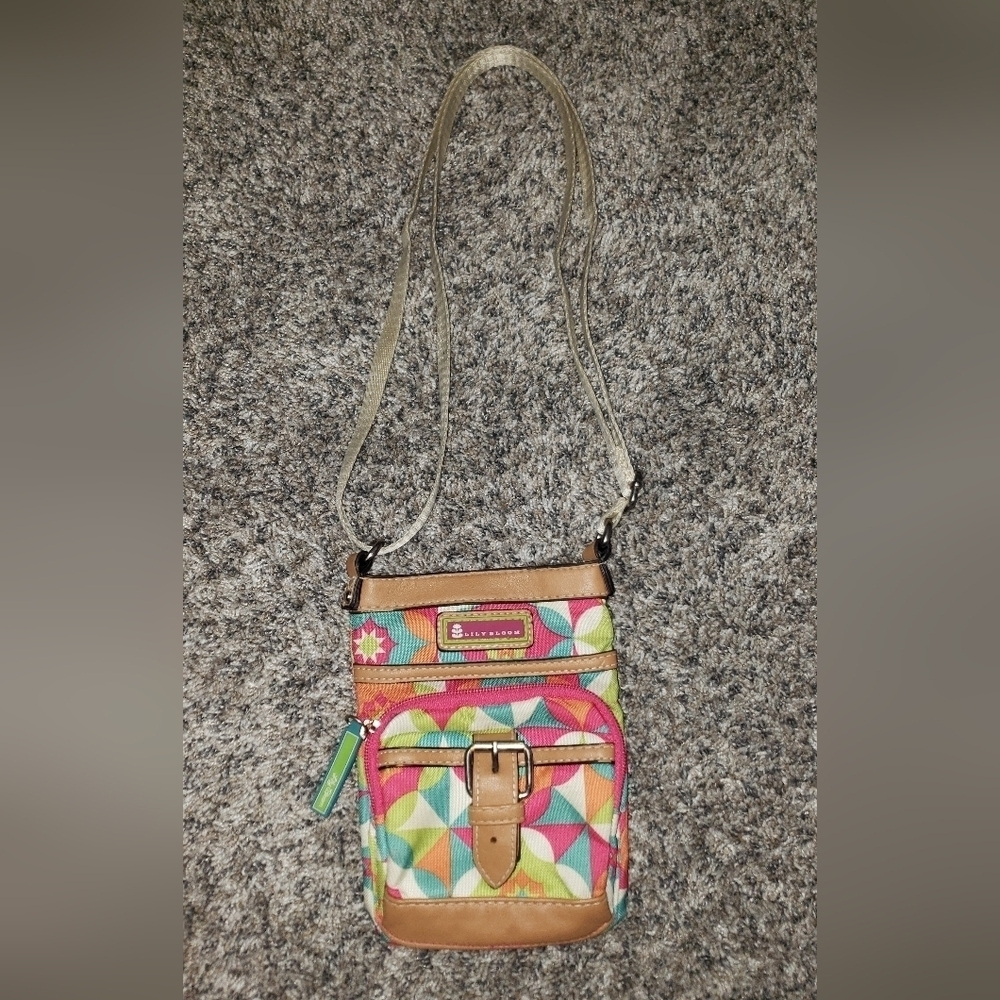 Lily Bloom| Colorful Geometric Pattern Crossbody Bag